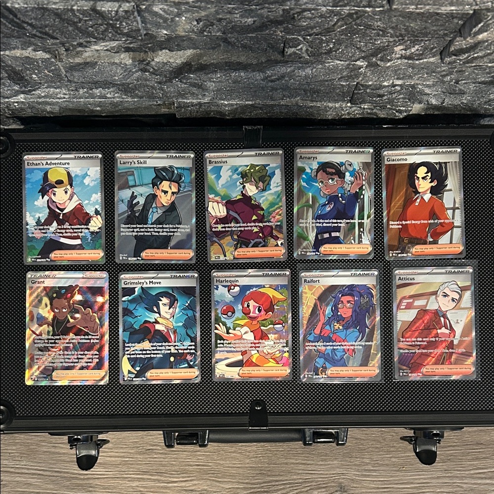 Pokemon Full Art Trainer Holo set of 10 cards from‎ Random Sets M/NM